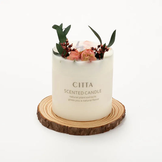 Bloom of Life Luxury Scented Candle Mango Peach