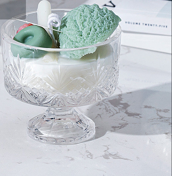 Ice Cream Shaped Soy Wax (Matcha)