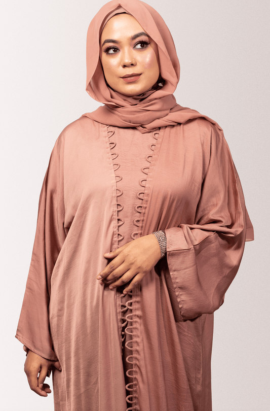 Abaya premium quality Dusty Pink