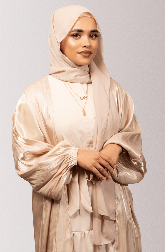 Beautiful Satin Silk Abaya