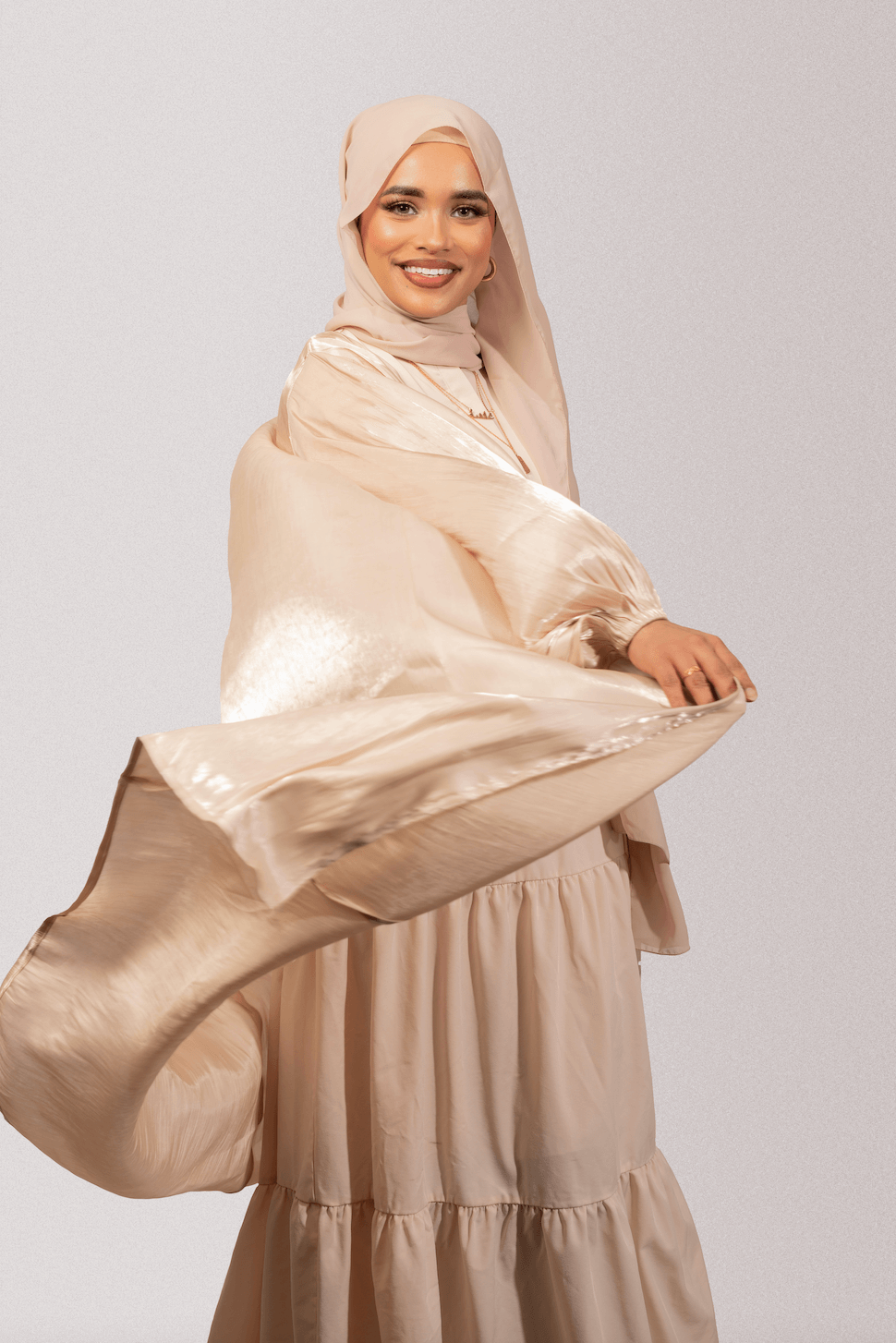 Beautiful Satin Silk Abaya