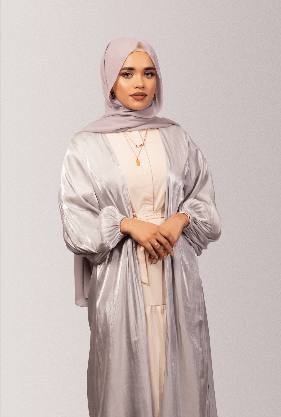 Beautiful Satin Silk Abaya