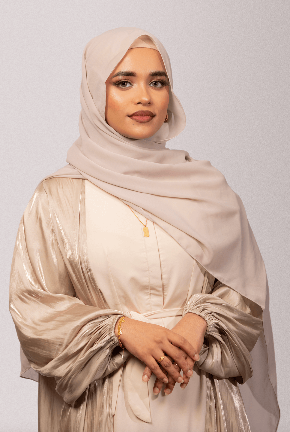 Noor (3 piece)-Champagne